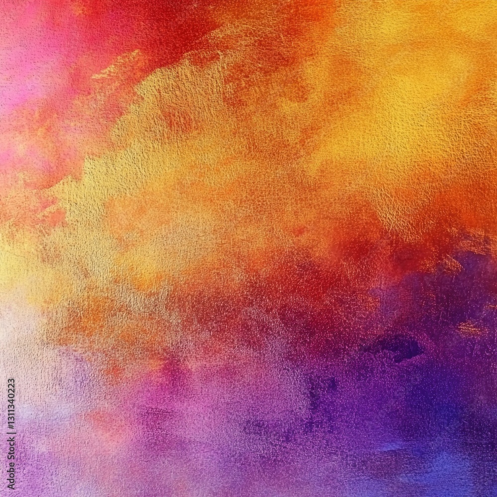 Obraz premium An abstract painting composed of various colorful blended hues