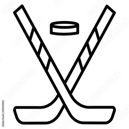 Hockey stick Icon