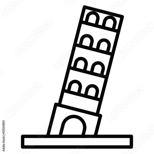 Leaning Tower Icon