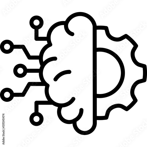 Machine Learning line icon