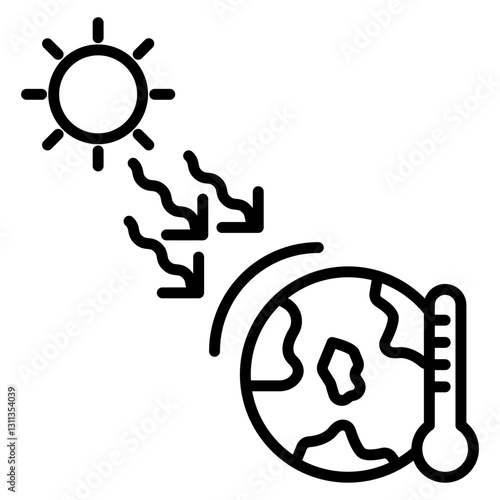 Greenhouse Effect Icon