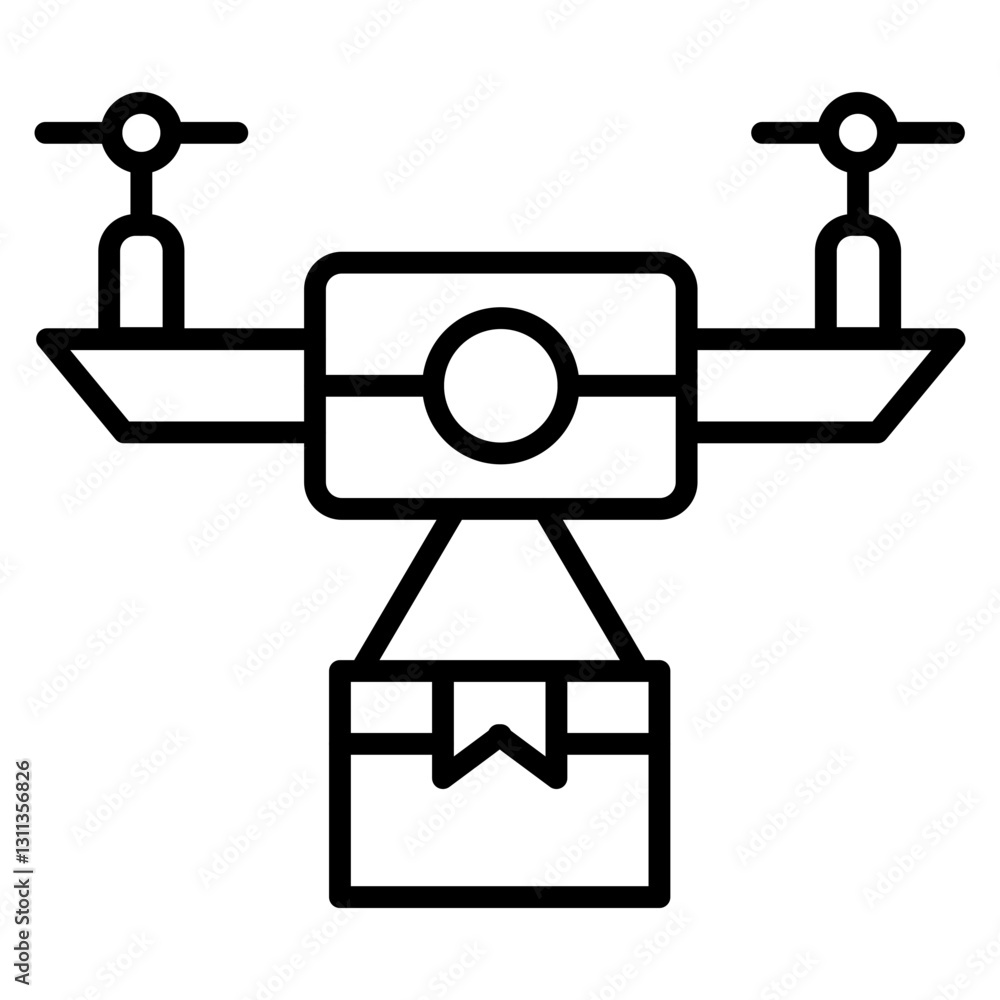 Drone Delivery Icon