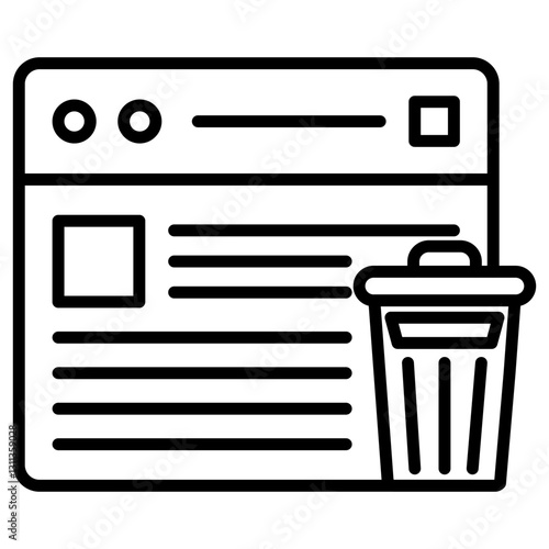 Data Erasure Icon