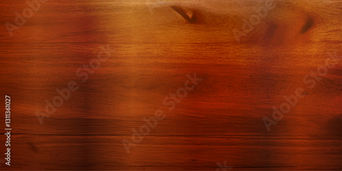 "A Stunning Close-Up of Glossy Lacquered Brown Wood Panels, With Deep Reflective Tones and Visible Natural Grain Patterns, Creating a Sophisticated and Retro-Inspired Wooden Backdrop"
