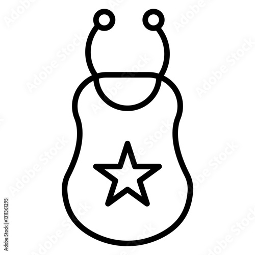 Baby Bib Icon