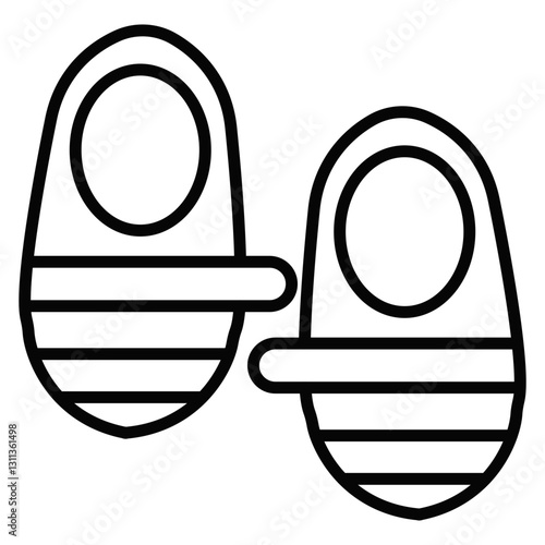 Baby shoes Icon