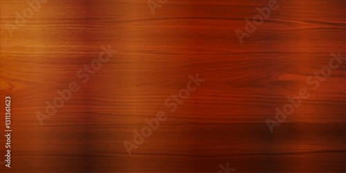 "High Gloss Brown Lacquered Wood Planks, Highlighting Their Polished Surface and Rich Deep Brown Color, While Showcasing Natural Grain Detail for a Luxurious and Retro Look"
