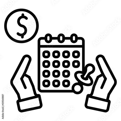 Maternity benefits Icon