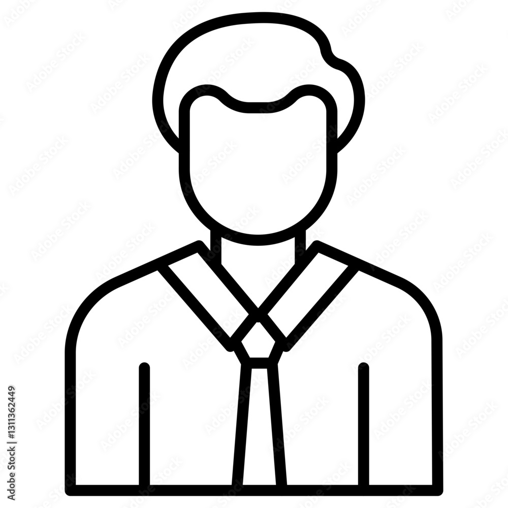 Assistant Man Icon