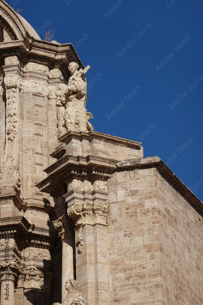 Obraz premium Close up of Valencia Cathedral