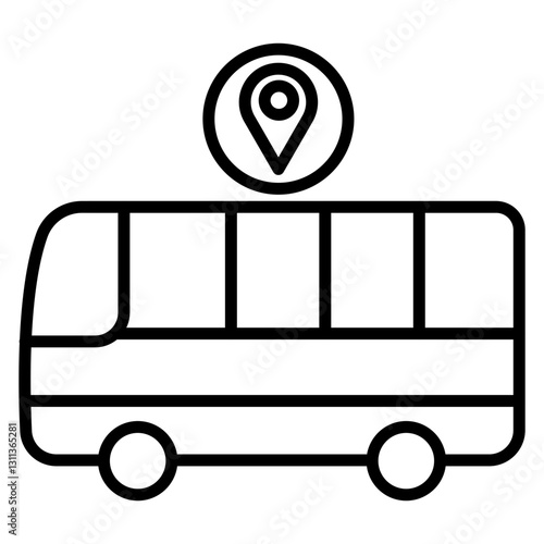Shuttle Service Icon