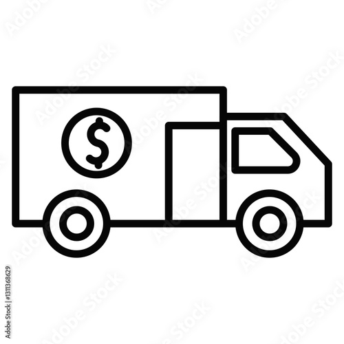 Cart Cash on Delivery Icon