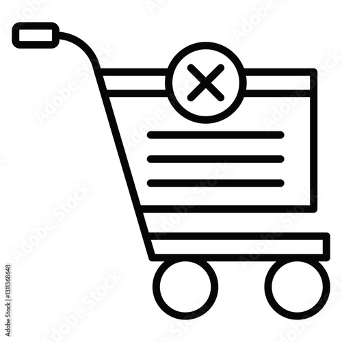 Cart Canceled Icon