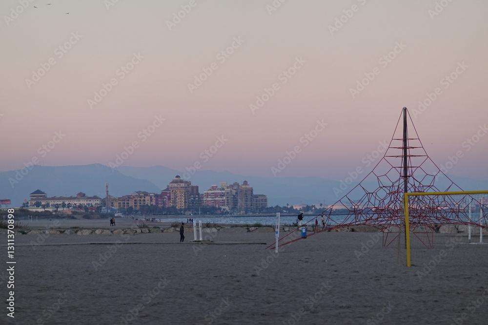 Obraz premium Cityscape of sunny Valencia in Spain