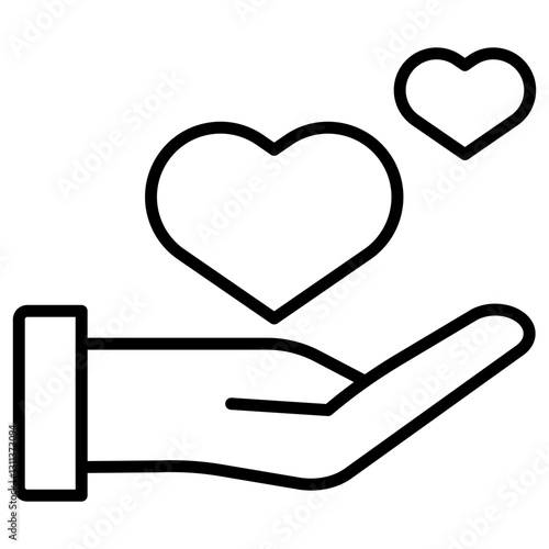 Heart of Giving Icon