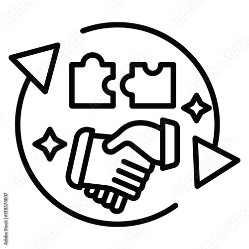 Mergers and Acquisitions Icon