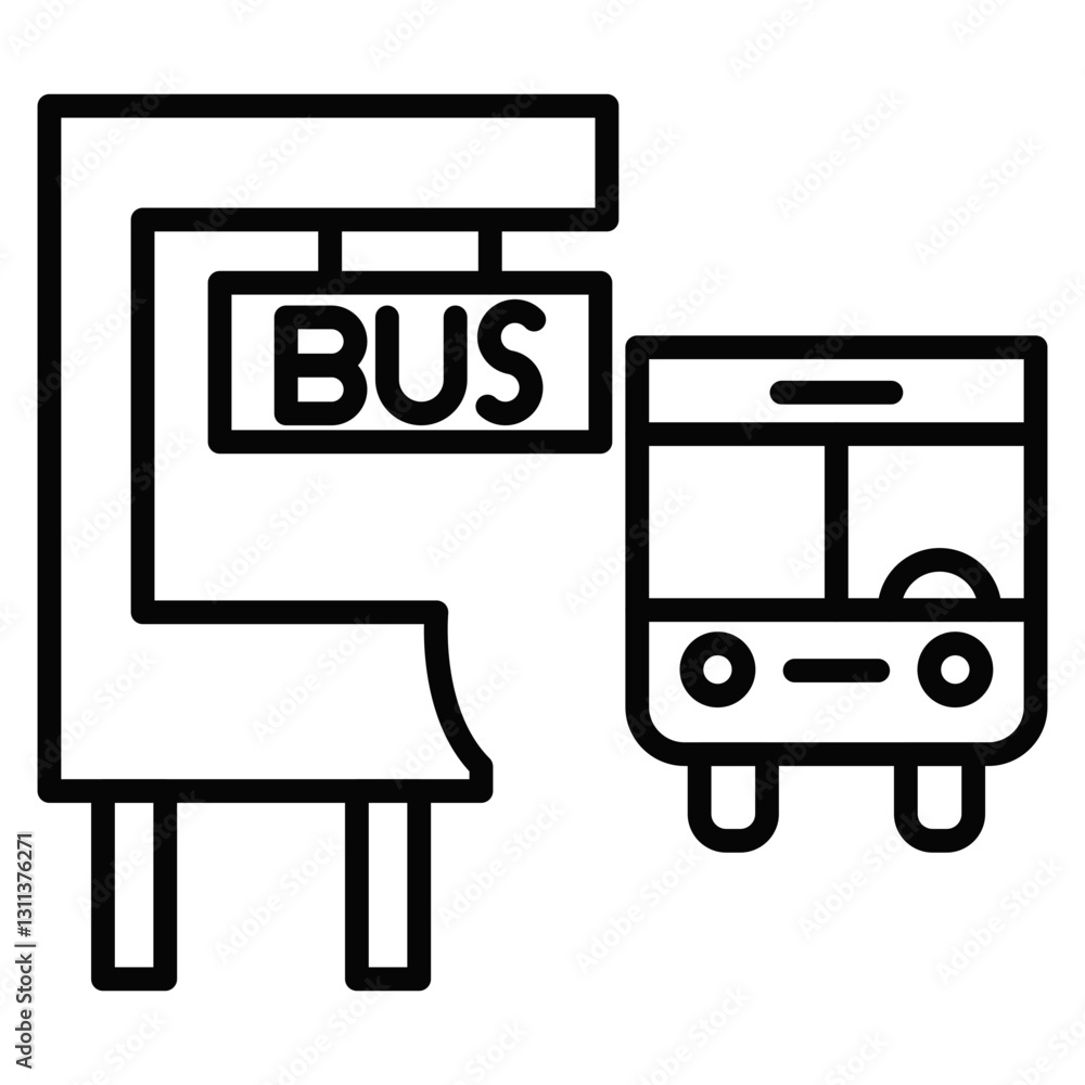 Bus Stop Icon