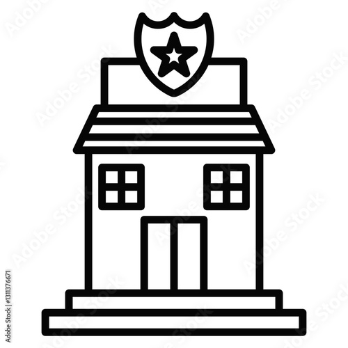Police Station Icon
