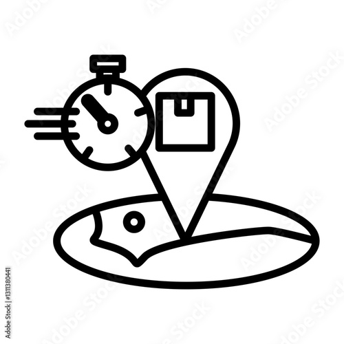 Real time Tracking Icon