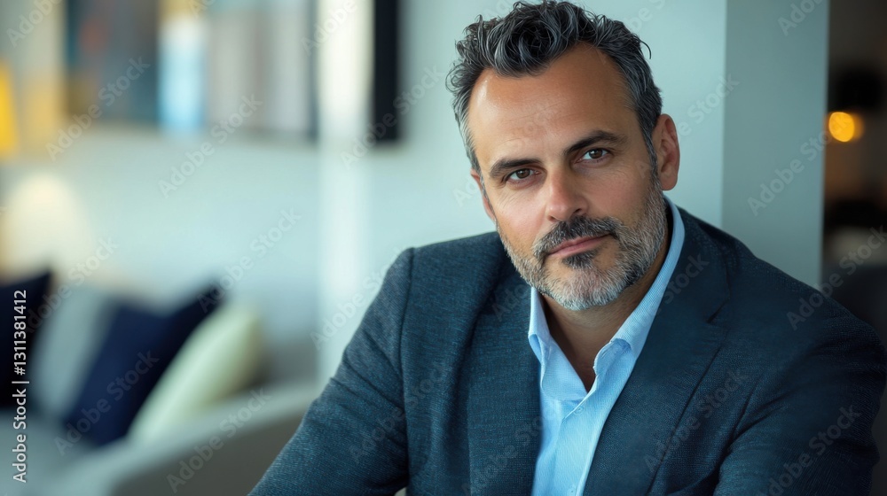 Fototapeta premium portrait of confident man in business attire