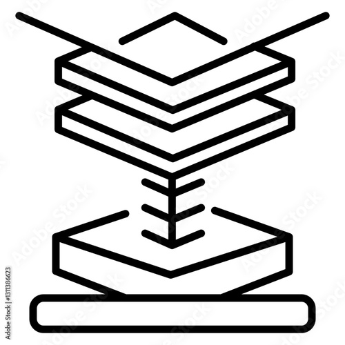 Layer Adhesion Icon