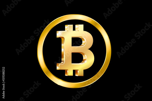 golden bitcoin , golden bitcoin logo, cryptocurrency symbol, digital currency icon, blockchain technology emblem, crypto logo