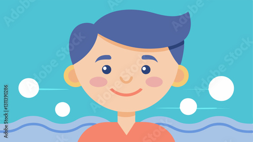 Wrinkle Reduction A cartoonstyle illustration depicting wrinkles being smoothed out as exosomes are applied enhancing the visuals of firmness and youthfulness.