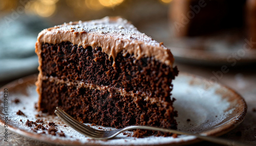 homemade chocolate cake