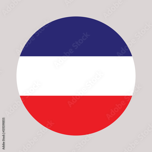 Free Download The flag of Los Altos, California. It features three horizontal stripes in the colors blue, white, and red. - GFXLoad