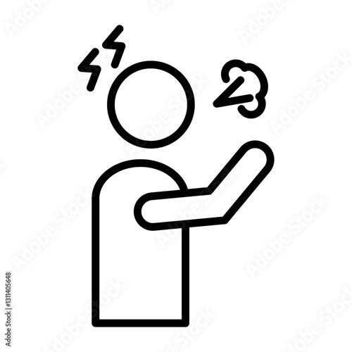 Shortness of Breath Icon