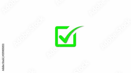 Free Download Green check mark icon on white background - GFXLoad