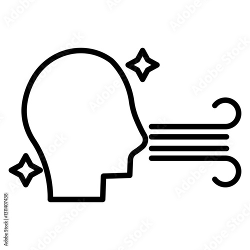 Smoke Inhalation Icon