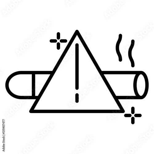 Smoking Dangers Icon