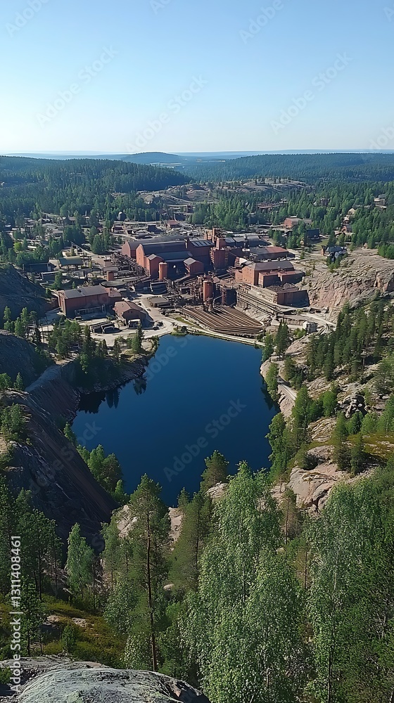 Quarry Lake, Mining Facility, Hilltop View Quarry Lake, Mining Facility, Hilltop View