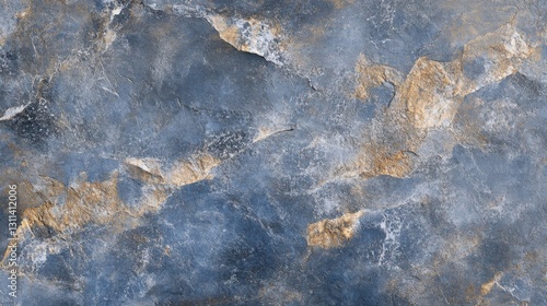 Wallpaper Mural A textured slate rock surface with a mix of deep blue and gray hues.  Torontodigital.ca