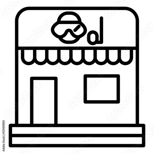 Dive Shop Icon