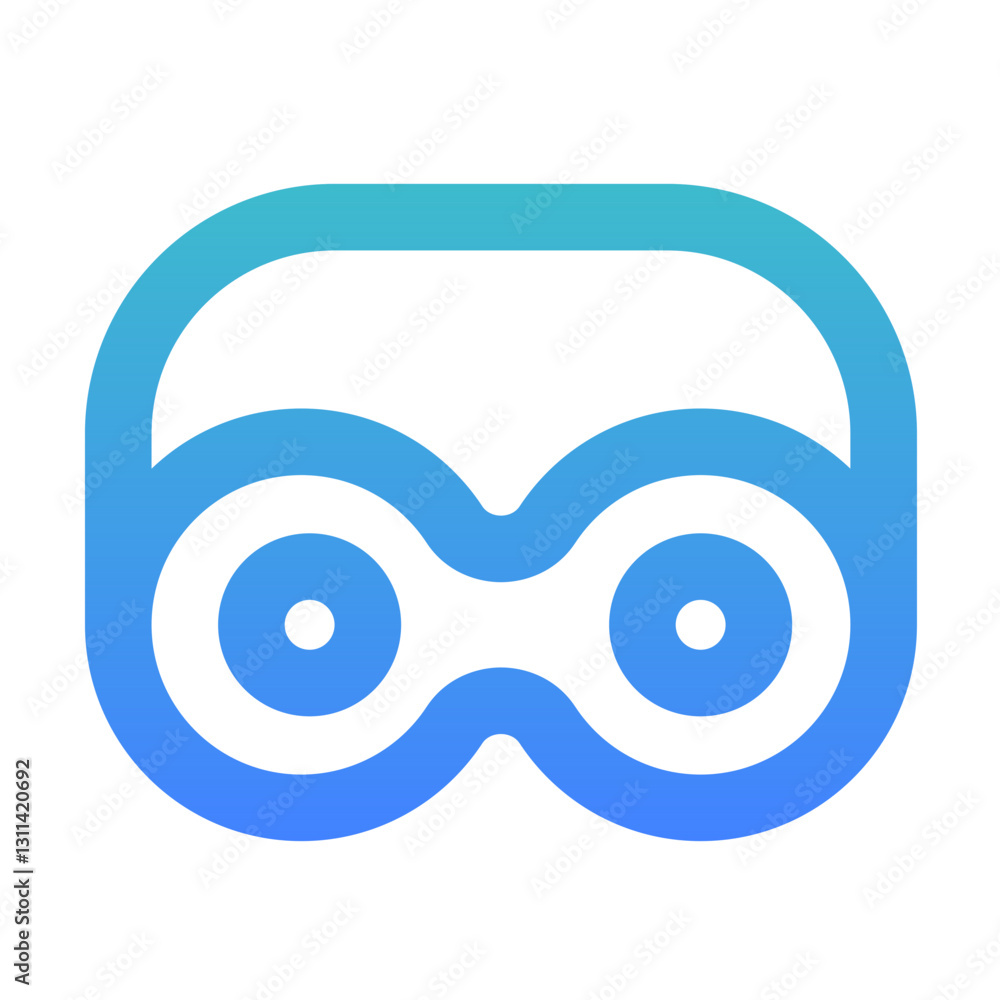 glasses outlined gradient style glasses outlined gradient style