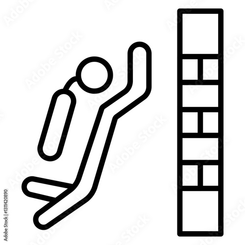Wall Diving Icon