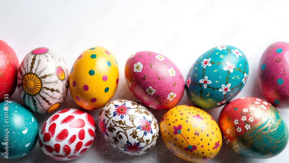 Vibrant Collection of Intricately Designed Easter Eggs for Seasonal Promotions and Crafting Ideas Vibrant Collection of Intricately Designed Easter Eggs for Seasonal Promotions and Crafting Ideas