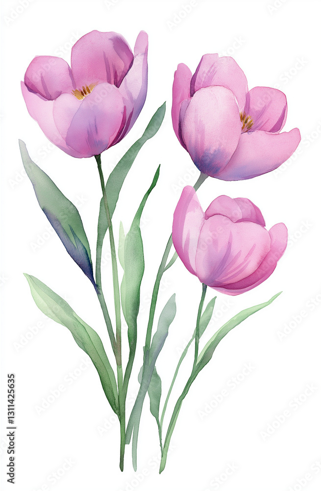 Naklejka premium Watercolor Floral Bouquet Clipart Peach Wildflowers & Daisies Spring Flowers PNG for Design Projects, Wedding Invitations Pastel Color Palette, Transparent Background, High-Quality Cutout