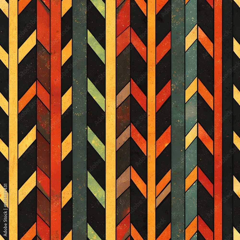 Fototapeta premium abstract geometric chevron pattern background