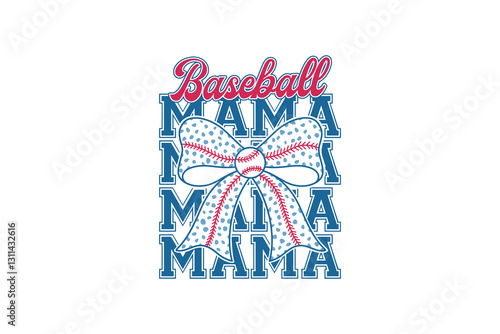 Baseball Mama SVG T Shirt Design