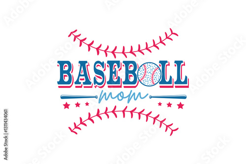 Baseball Mom SVG T Shirt Design