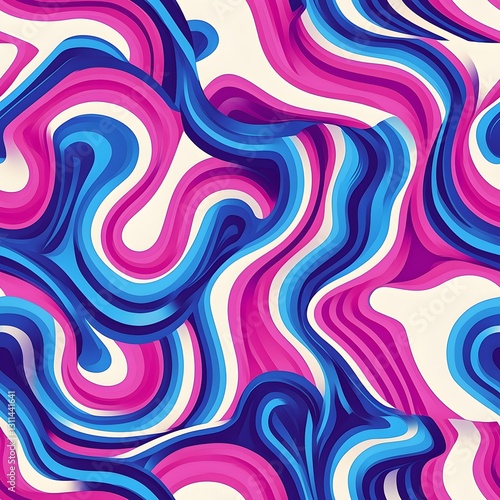 Wallpaper Mural abstract swirl pattern vibrant colorful background Torontodigital.ca