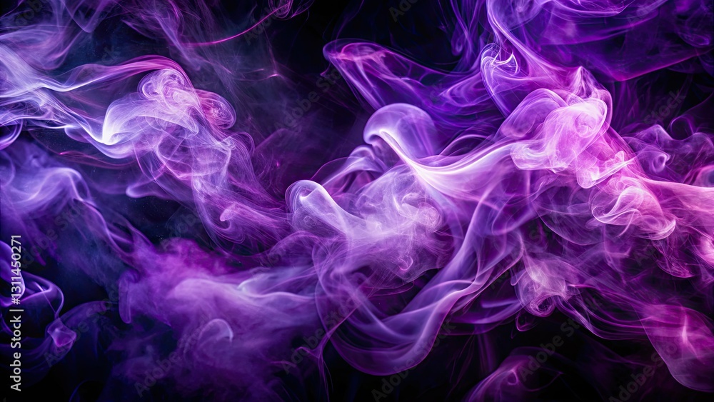 High-resolution AI art: panoramic purple haze, a digital painting of abstract smoke on a black backdrop. High-resolution AI art: panoramic purple haze, a digital painting of abstract smoke on a black backdrop.