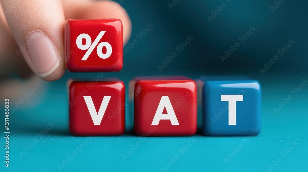 Obraz premium Visualizing value added tax 