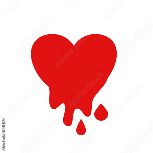 Bleeding heart symbol
