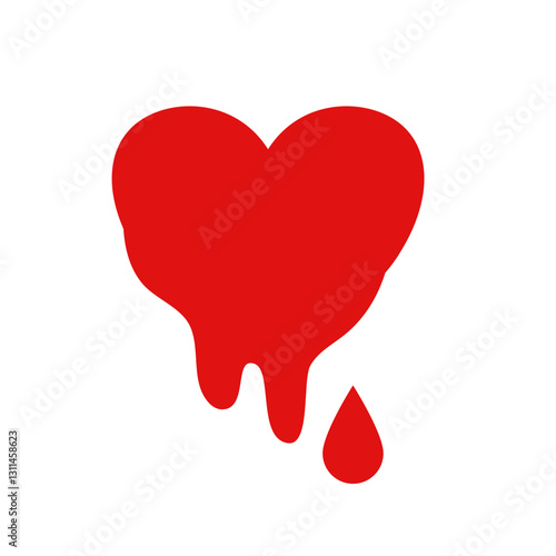 Bleeding heart symbol
