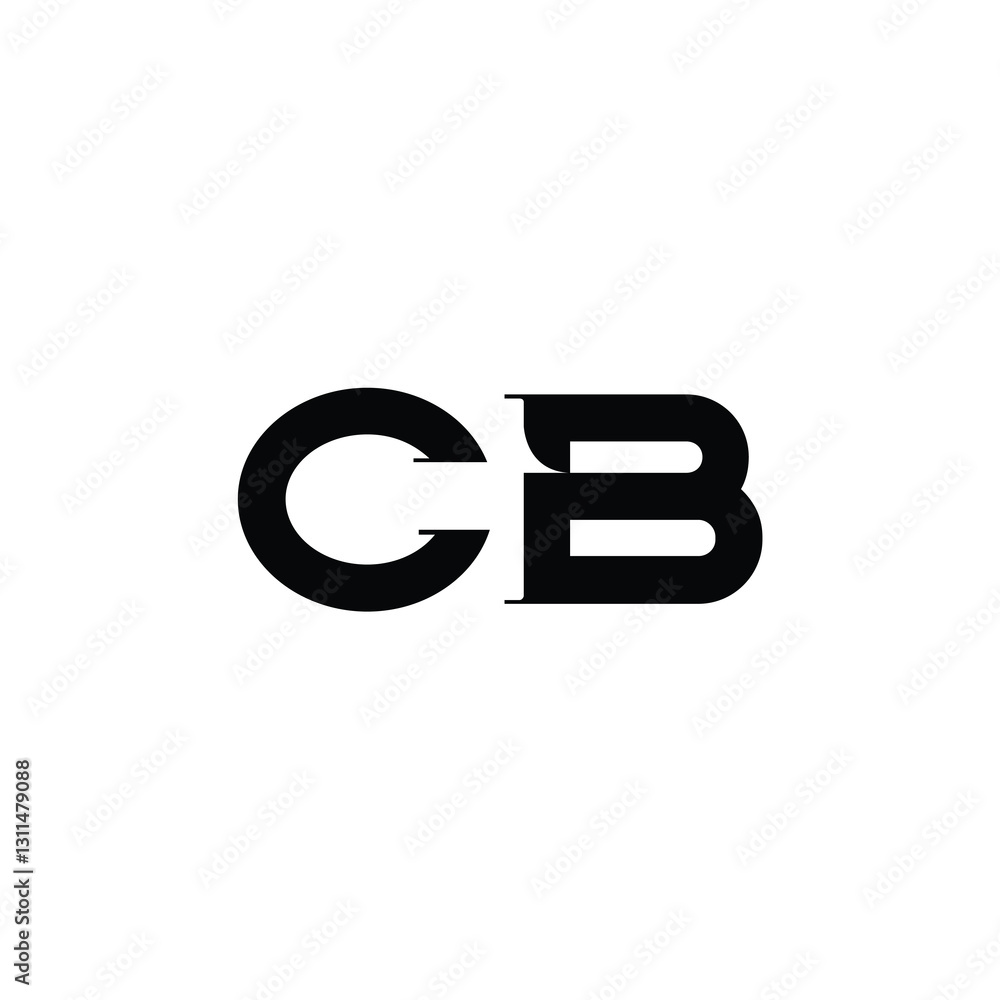 CB monogram logo design letter text name symbol monochrome logotype alphabet character simple logo CB monogram logo design letter text name symbol monochrome logotype alphabet character simple logo