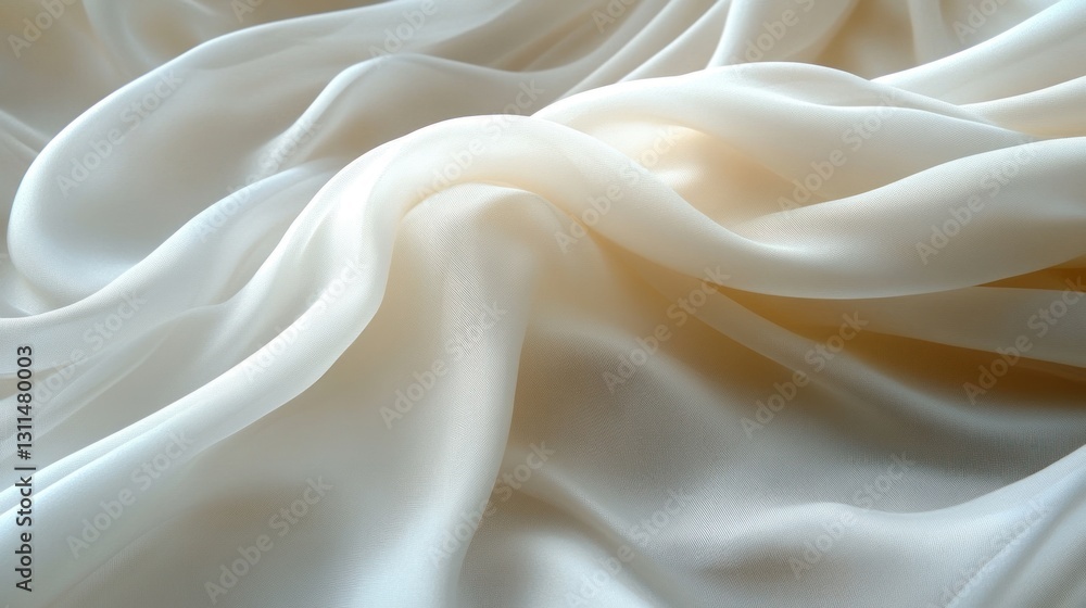 Cream Silk Fabric Drape Texture Cream Silk Fabric Drape Texture